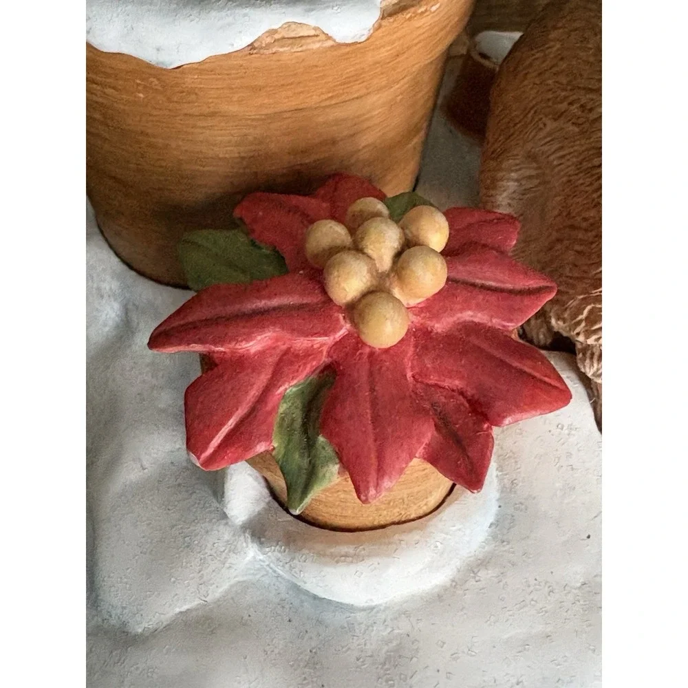 VTG 1980s Hallmark Tea Light Candle Holder‎ Sketchbook Marjolein Bastin Rabbit